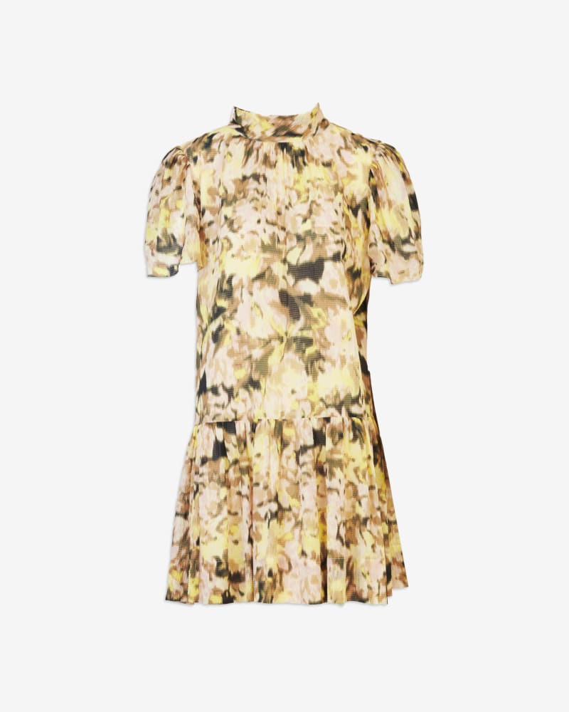 Front of a size 3X Rosie Dress in Citrine Multi by Tanya Taylor. | dia_product_style_image_id:312265